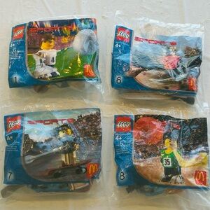 LEGO Sports 2004 McDonald’s Happy Meal Toys (Lot of 4) - Brand New/Sealed